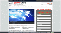 Desktop Screenshot of demain.info
